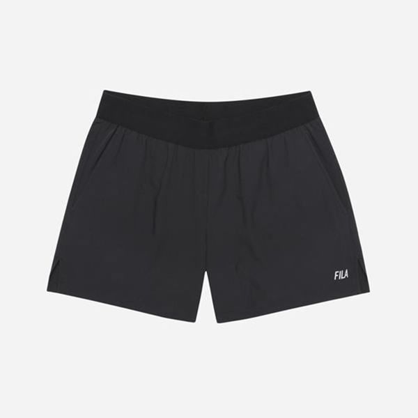Fila Woven Women's Shorts - Black,NZ 658-46327